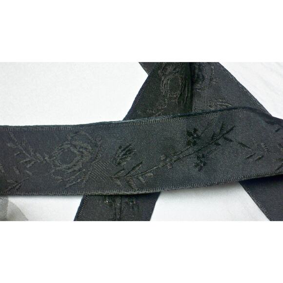 Little Black Dress Belt Rhinestone Flower Wedding Party Formal Prom belt sash - Picture 5 of 5